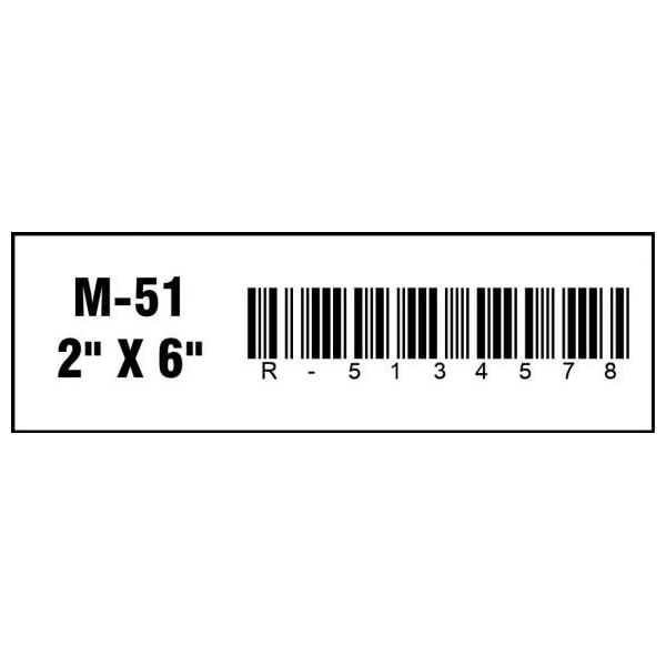 Accuform MAGNETIC LABEL HOLDER 6 INCH 2 X 6 LMS690 LMS690 - main